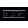 Straight-on scan of GM 12573025 GMT800 accessory belt routing label reproduction