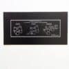 Actual GMT Central reproduction of GM 12573025 GMT800 serpentine belt routing label