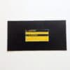 Actual GMT Central reproduction of GM 12565610 bilingual automatic transfer case caution label